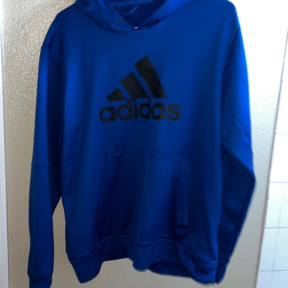 Large Dark Blue Adidas Hoodie